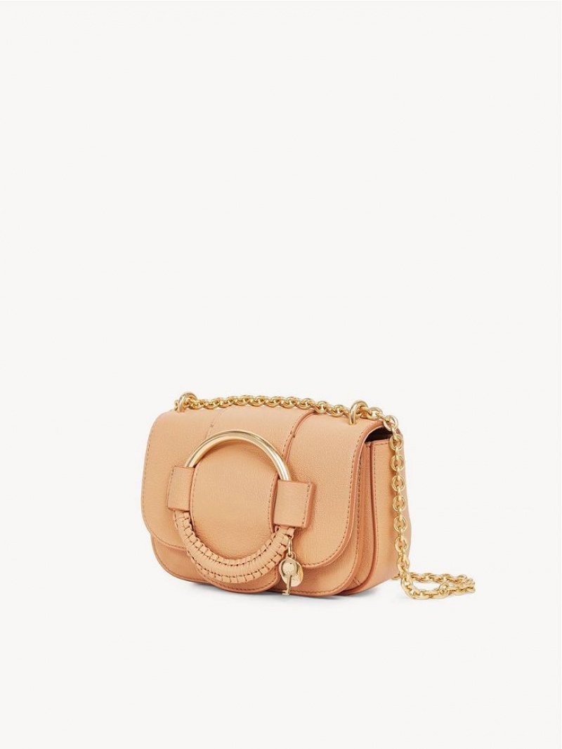 Chloe Hana Chain Shoulder Bags Smooth Tan | CHE-SR14590