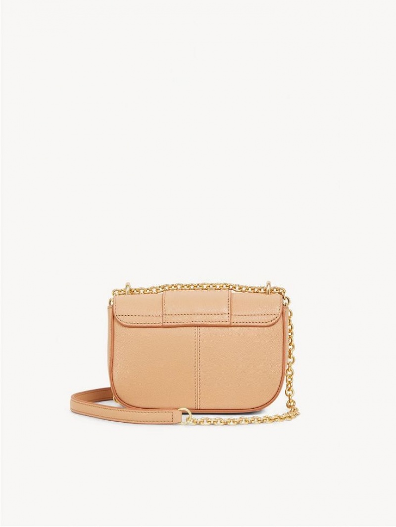 Chloe Hana Chain Shoulder Bags Smooth Tan | CHE-SR14590