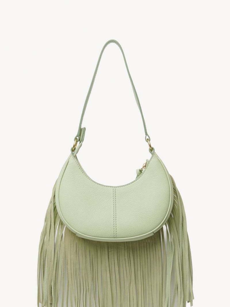 Chloe Hana Half Moon Mini Bags PASTEL GREEN | CHE-SR14739