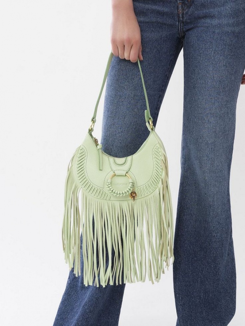 Chloe Hana Half Moon Mini Bags PASTEL GREEN | CHE-SR14739