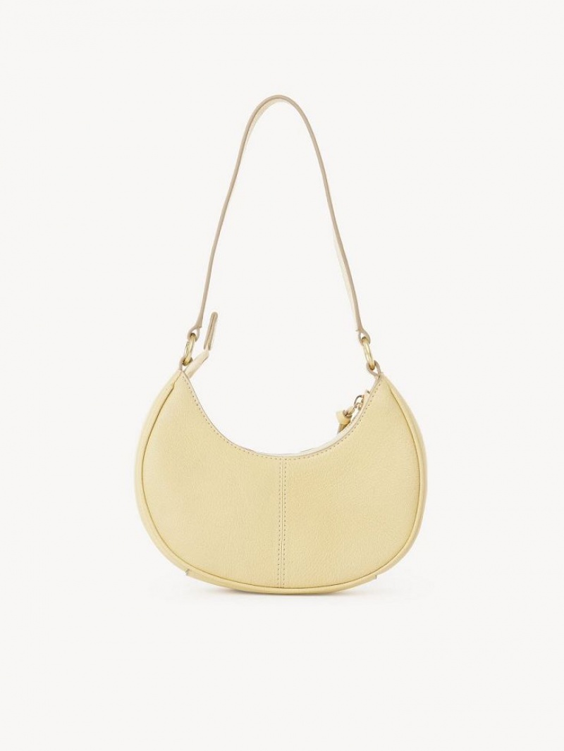 Chloe Hana Half Moon Shoulder Bags PURE YELLOW | CHE-SR14661