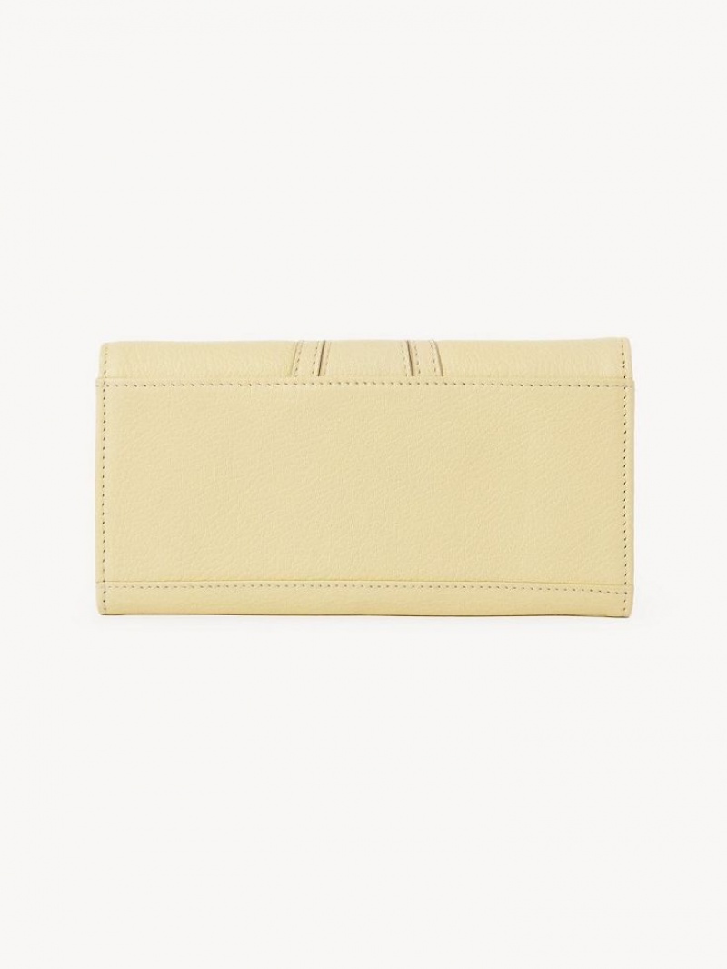 Chloe Hana Long Wallets PURE YELLOW | CHE-SR14919