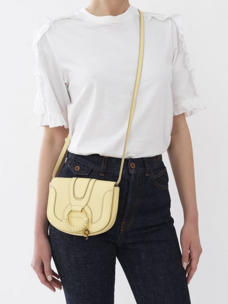 Chloe Hana Mini Shoulder Bags PURE YELLOW | CHE-SR14693