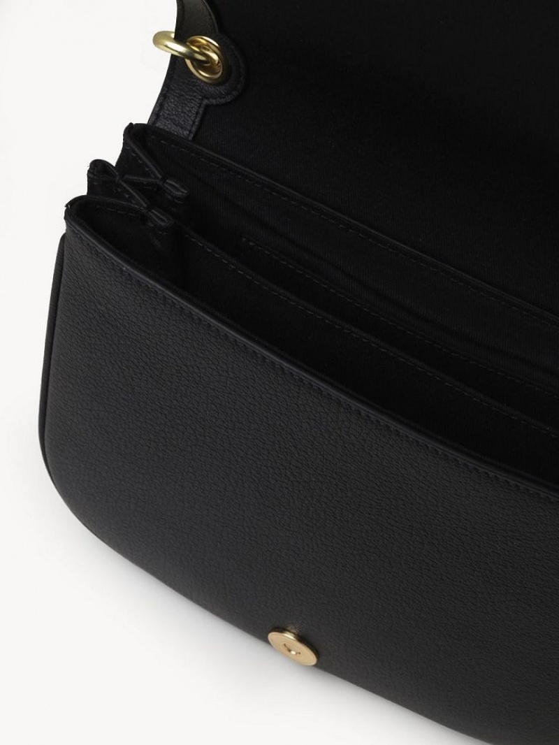 Chloe Hana Shoulder Bags Black | CHE-SR14638