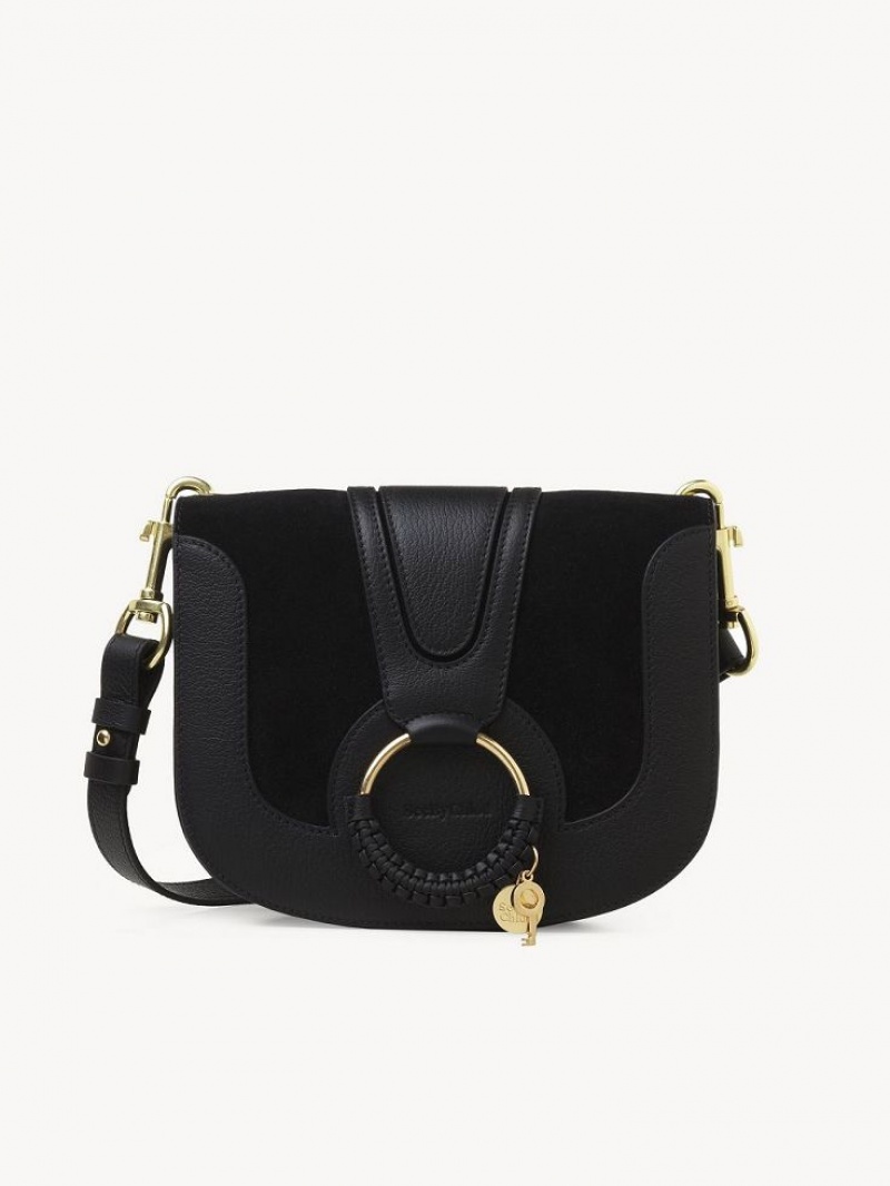 Chloe Hana Shoulder Bags Black | CHE-SR14638