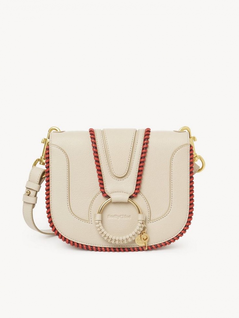 Chloe Hana Shoulder Bags Cement Beige | CHE-SR14639