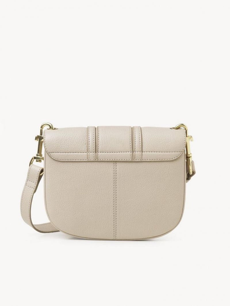 Chloe Hana Shoulder Bags Cement Beige | CHE-SR14685