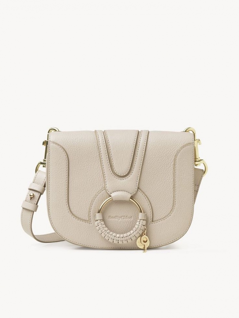 Chloe Hana Shoulder Bags Cement Beige | CHE-SR14685