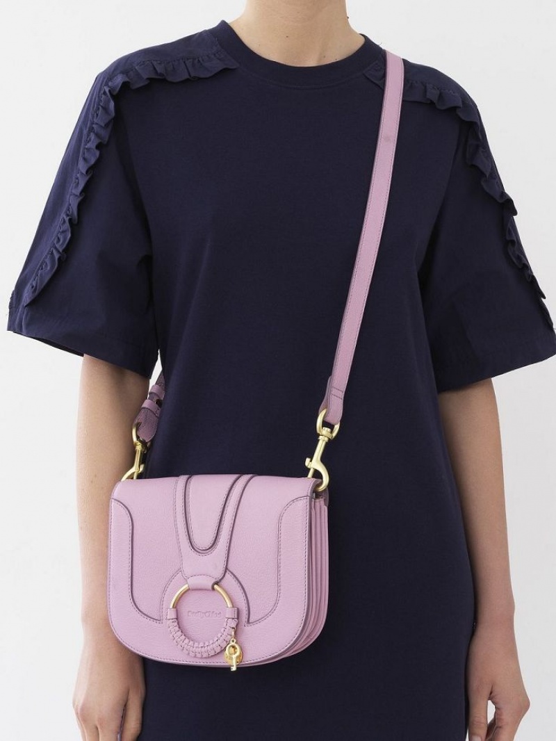 Chloe Hana Shoulder Bags LAVENDER MIST | CHE-SR14682