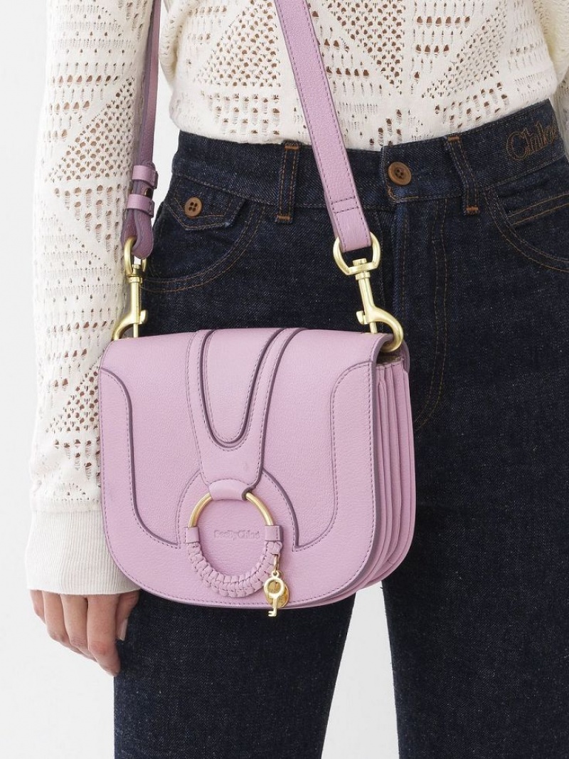 Chloe Hana Shoulder Bags LAVENDER MIST | CHE-SR14682