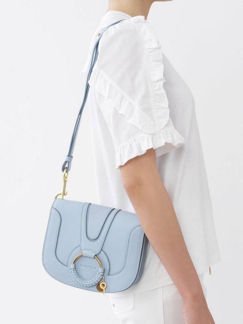 Chloe Hana Shoulder Bags SOFTY BLUE | CHE-SR14683