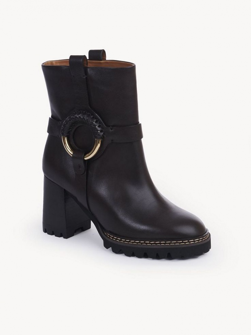 Chloe Hana Tall Boots KOC - TESTA DI MORO | CHE-SR14892