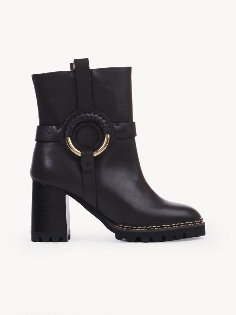 Chloe Hana Tall Boots KOC - TESTA DI MORO | CHE-SR14892