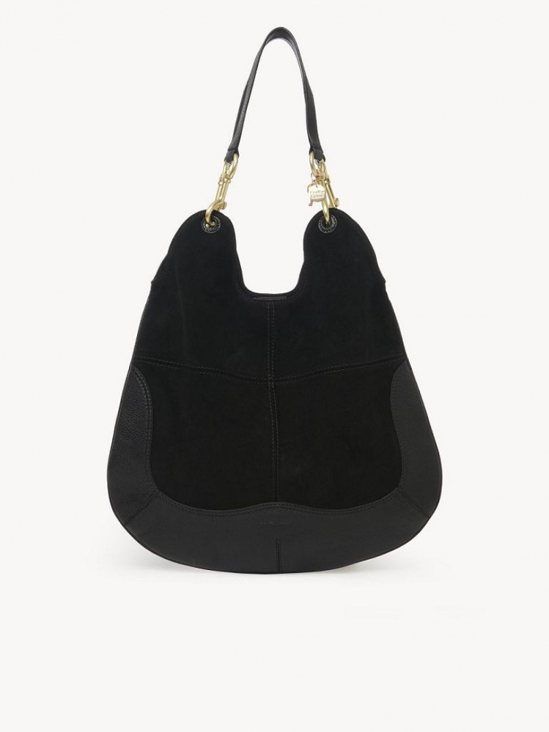 Chloe Hana Tote Bags Black | CHE-SR14711