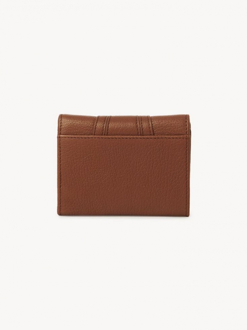 Chloe Hana Tri-fold Compact Wallets CARAMELLO | CHE-SR14910