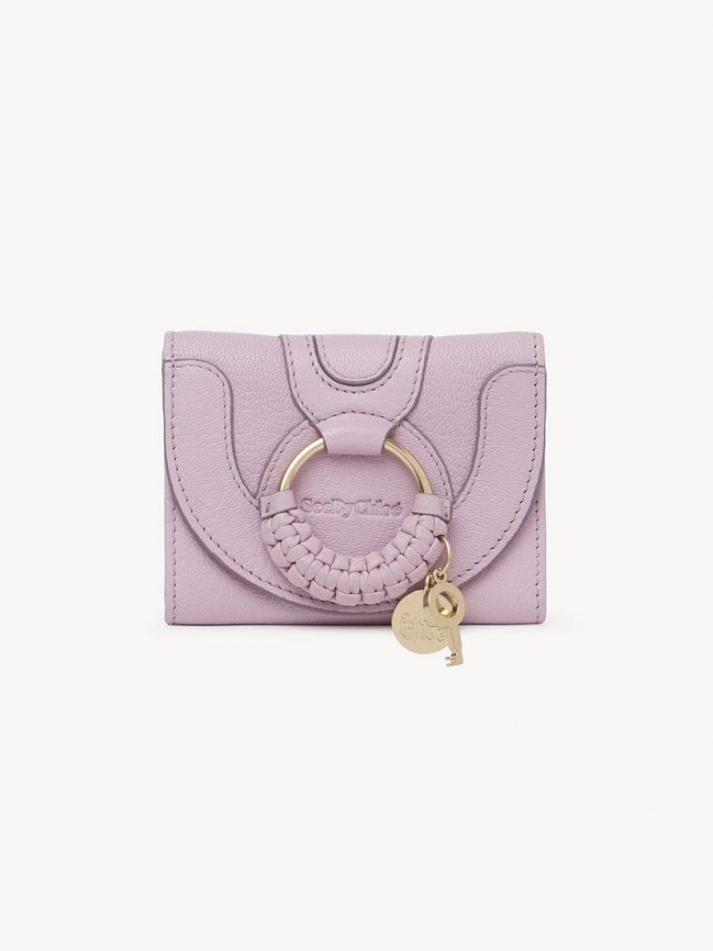 Chloe Hana Tri-fold Compact Wallets LAVENDER MIST | CHE-SR14908