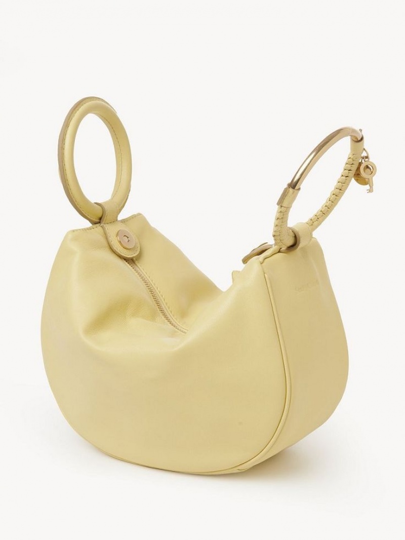 Chloe Hana Wristlet Mini Bags PURE YELLOW | CHE-SR14773