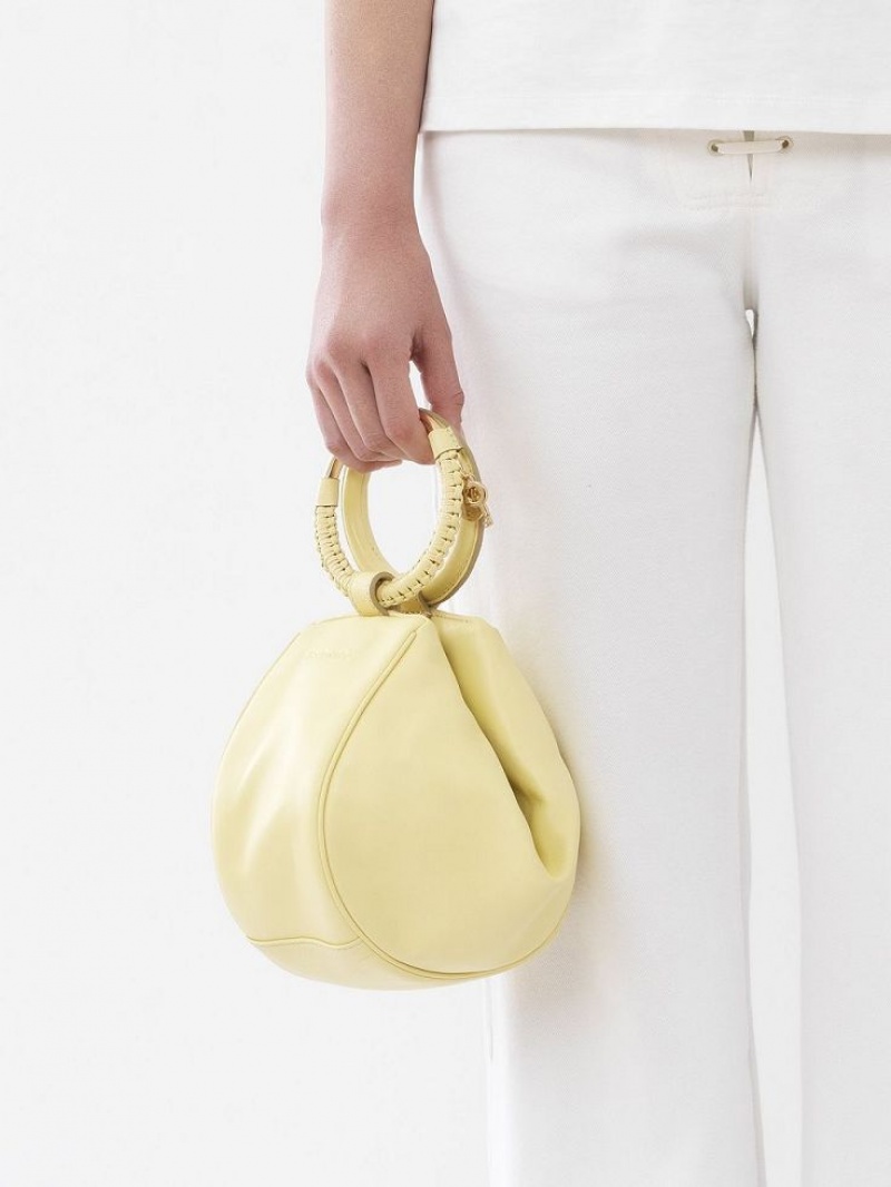 Chloe Hana Wristlet Mini Bags PURE YELLOW | CHE-SR14773