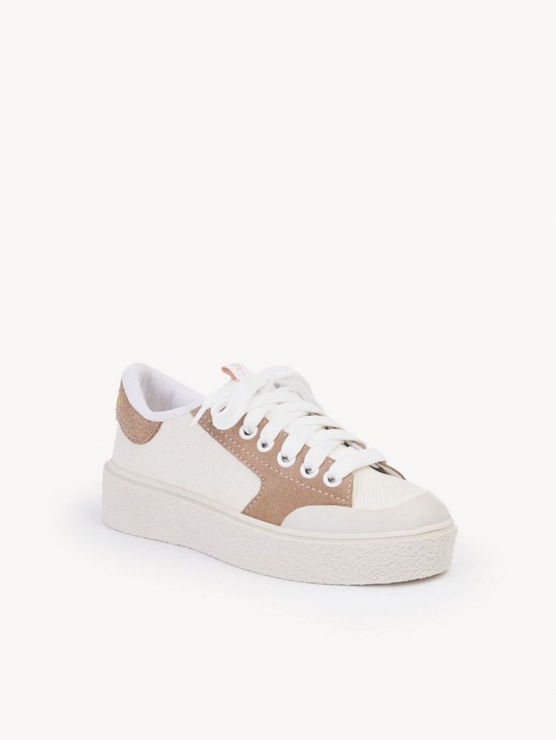 Chloe Hella Sneakers Ivory | CHE-SR14847