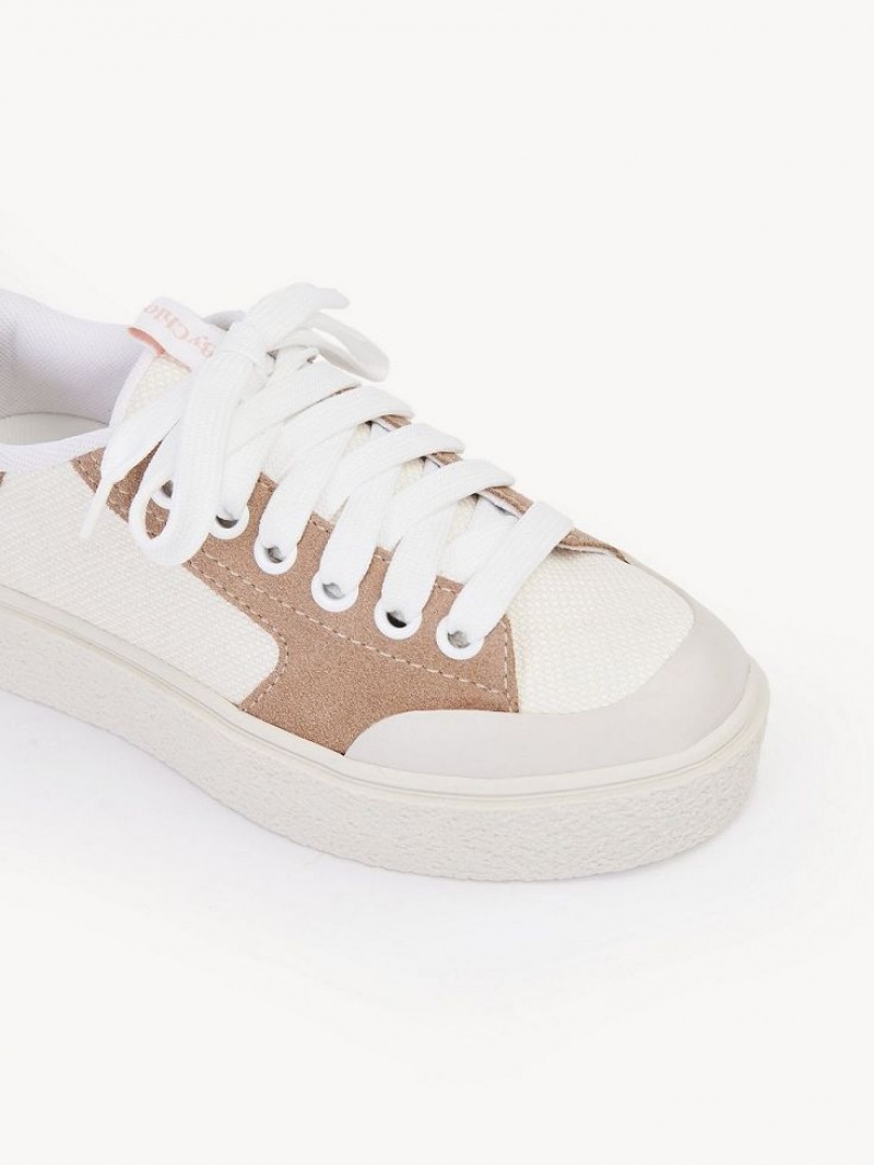 Chloe Hella Sneakers Ivory | CHE-SR14847