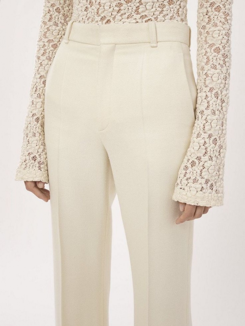 Chloe High-waisted Flare Pants COCONUT MILK | CHE-SR14016