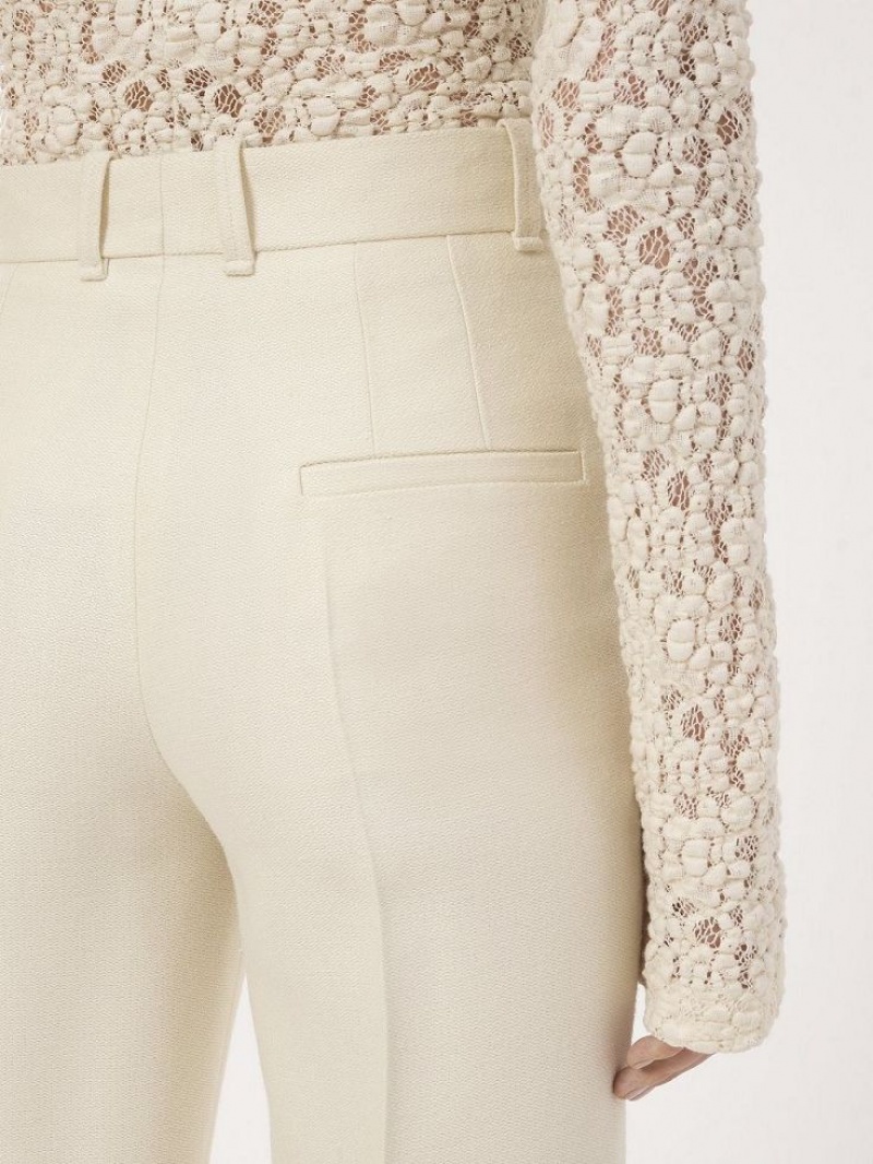 Chloe High-waisted Flare Pants COCONUT MILK | CHE-SR14016