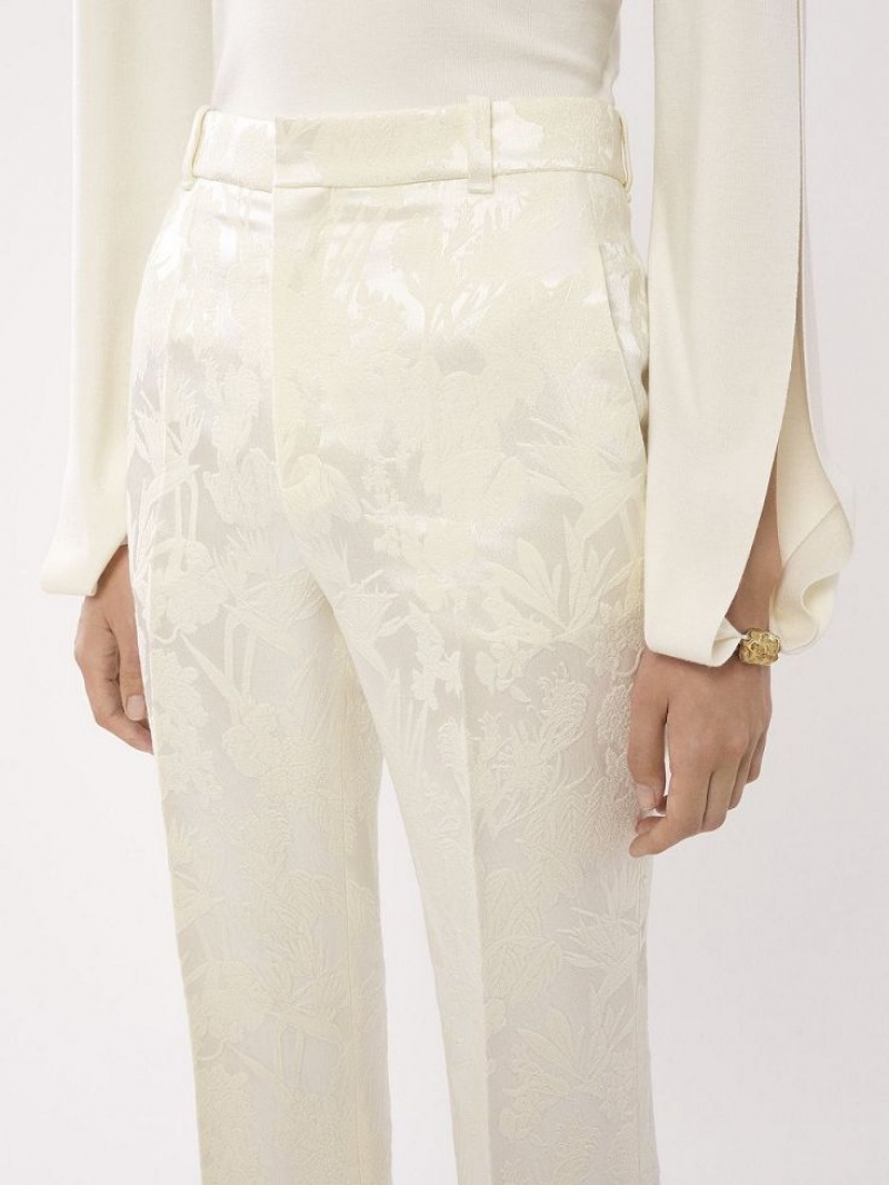 Chloe High-waisted Tailored Pants COCONUT MILK | CHE-SR14023