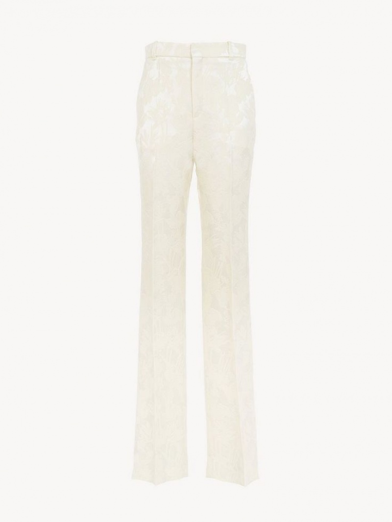 Chloe High-waisted Tailored Pants COCONUT MILK | CHE-SR14023