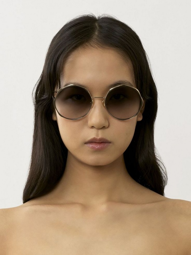 Chloe Honoré Sunglasses GOLD/GRADIENT GREY | CHE-SR14509