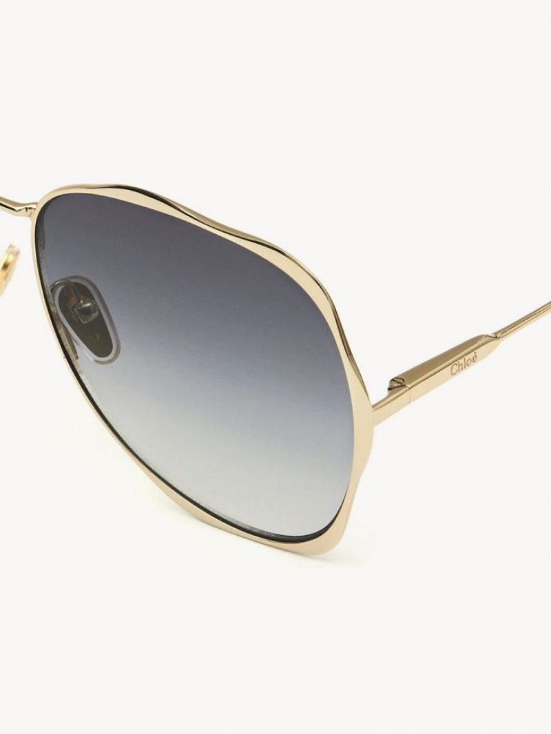 Chloe Honoré Sunglasses GOLD/GRADIENT GREY | CHE-SR14566