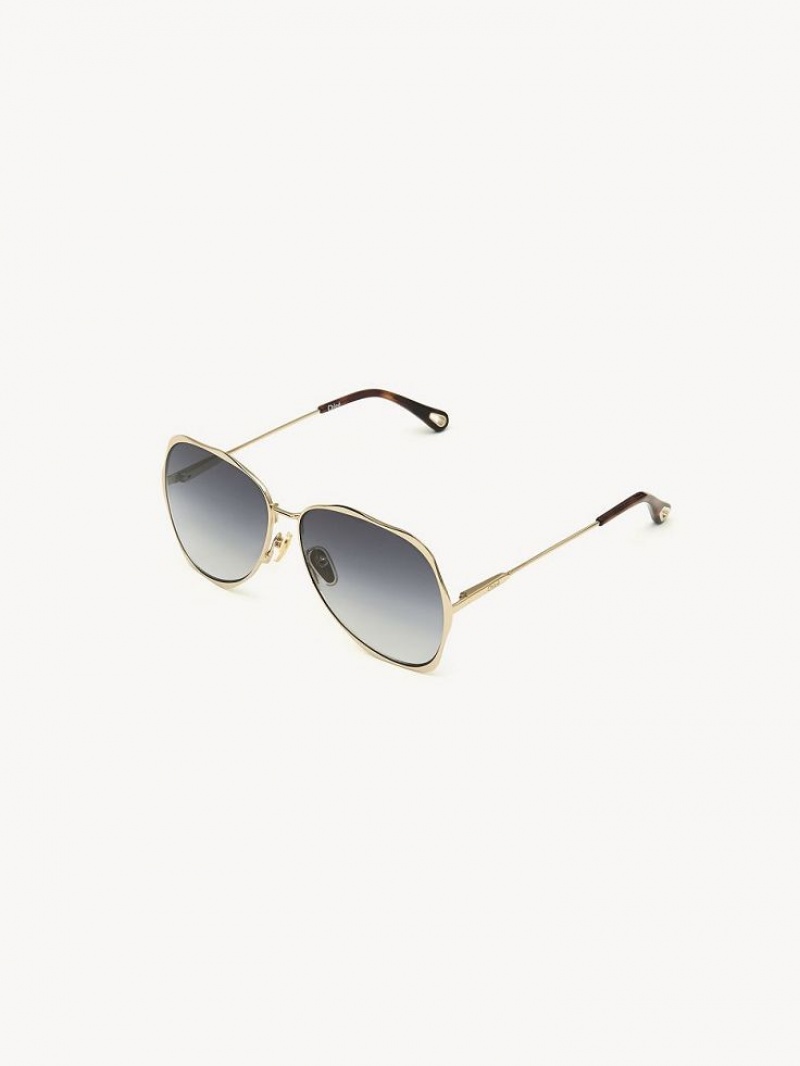 Chloe Honoré Sunglasses GOLD/GRADIENT GREY | CHE-SR14566