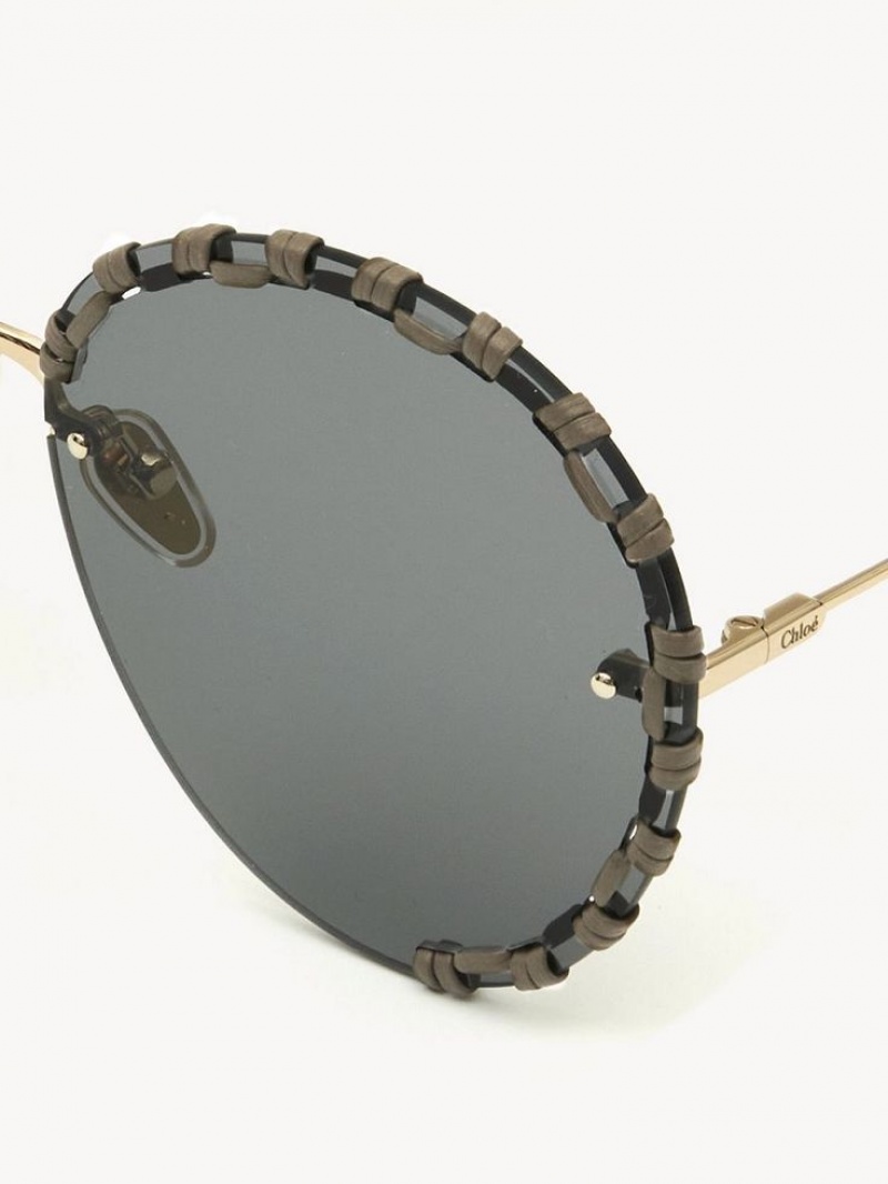 Chloe Idora Sunglasses GOLD / BROWN | CHE-SR14507