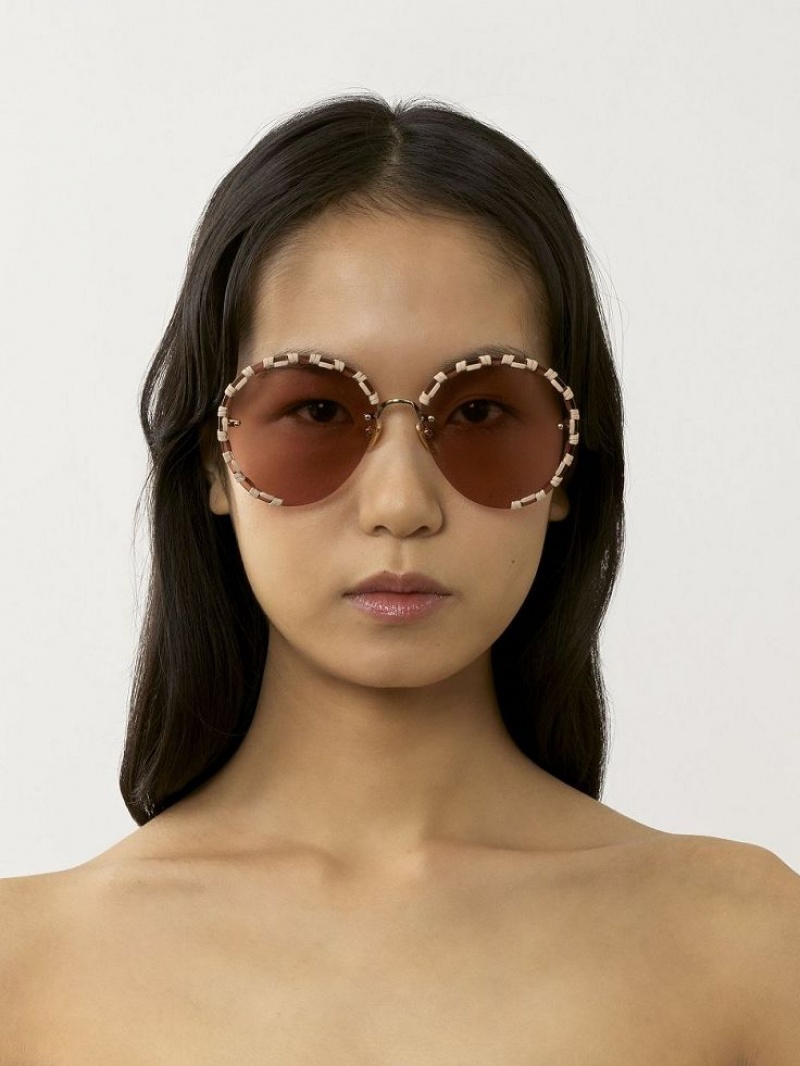 Chloe Idora Sunglasses GOLD / NUDE | CHE-SR14508