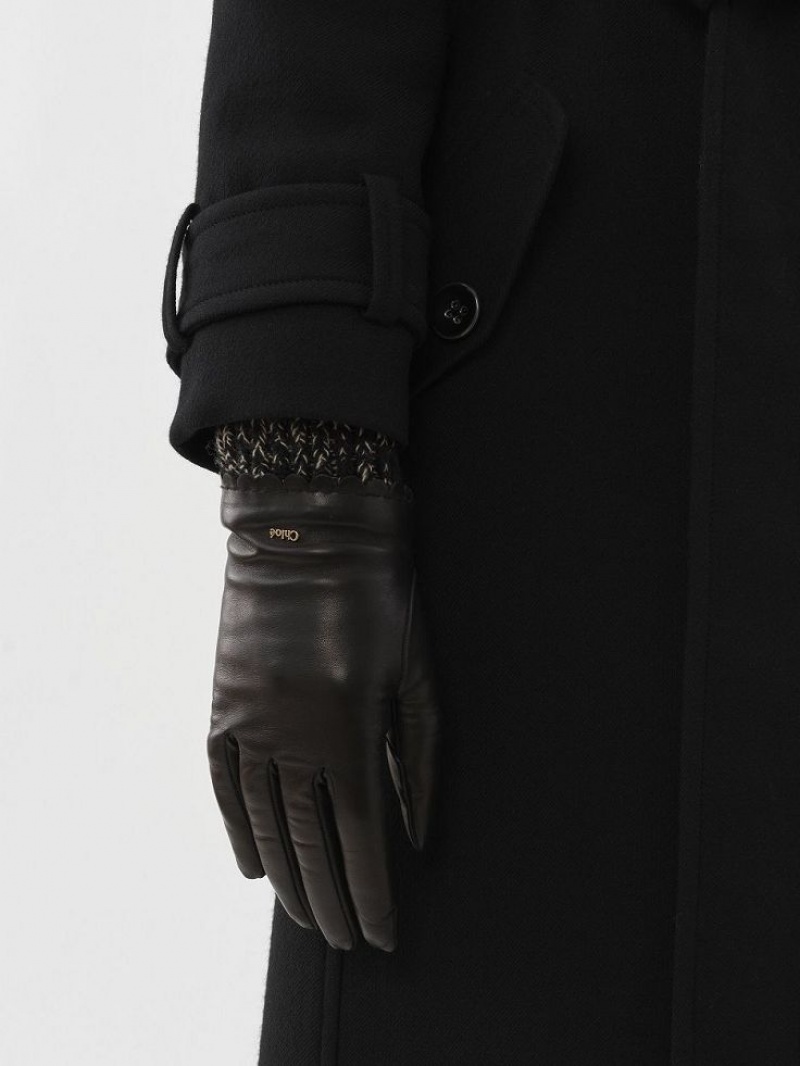 Chloe Jamie Gloves Black | CHE-SR14484