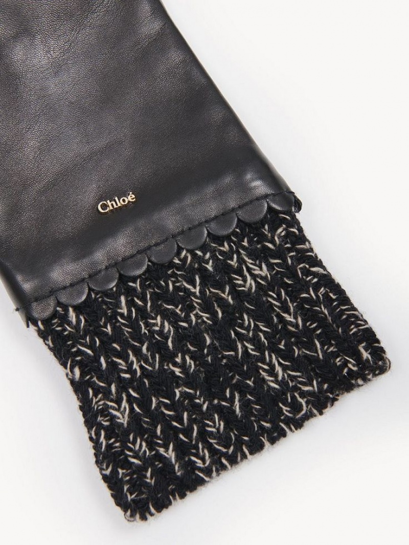 Chloe Jamie Gloves Black | CHE-SR14484