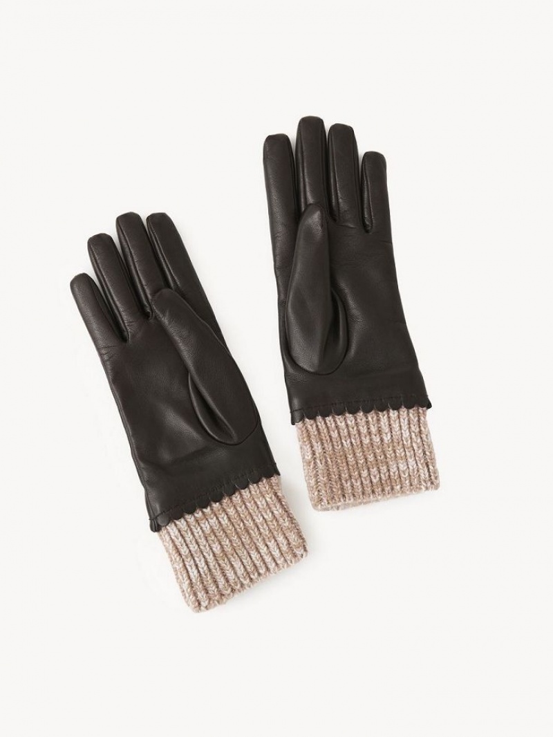 Chloe Jamie Gloves DARKENED BROWN | CHE-SR14466