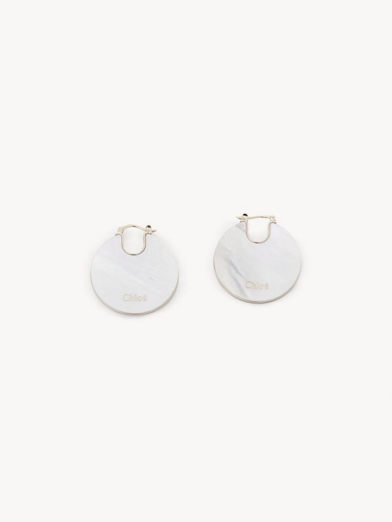 Chloe Jemma Earrings Pearl | CHE-SR14419