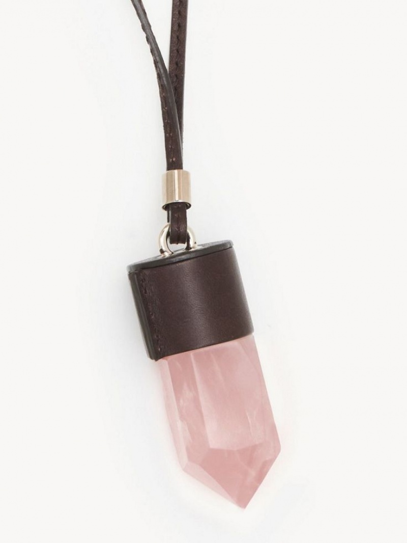 Chloe Jemma Necklaces Brown - Pink 1 | CHE-SR14405