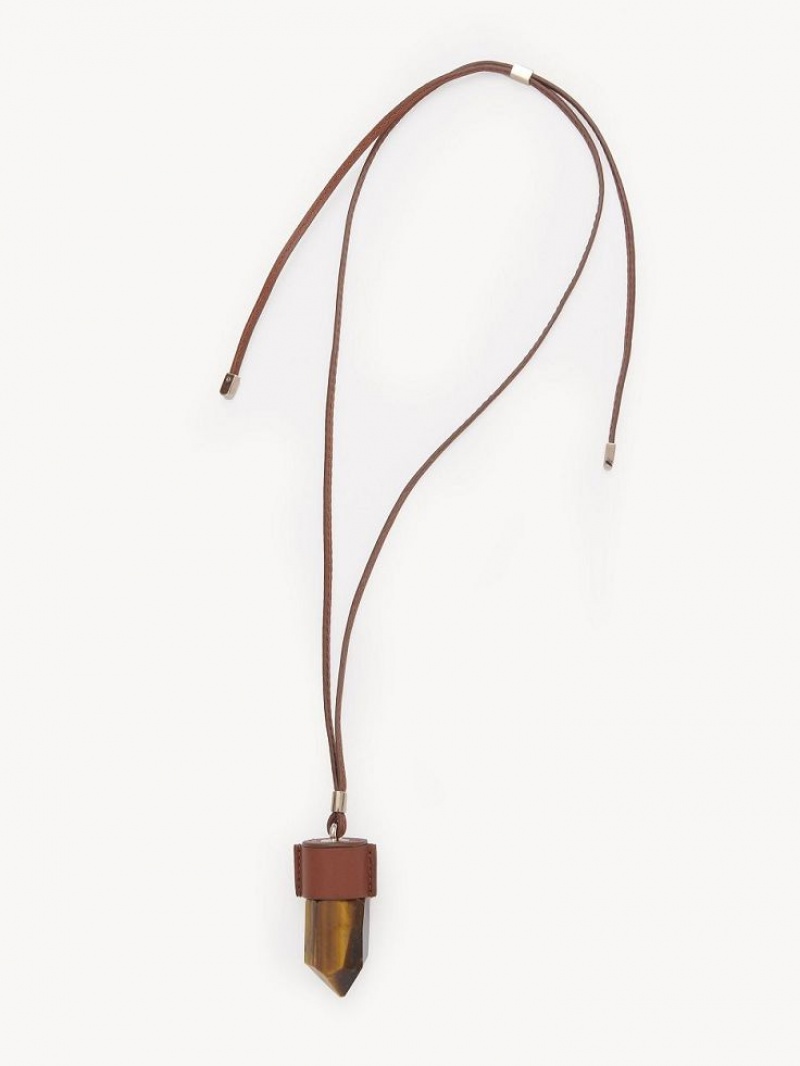 Chloe Jemma Necklaces Sepia Brown | CHE-SR14409