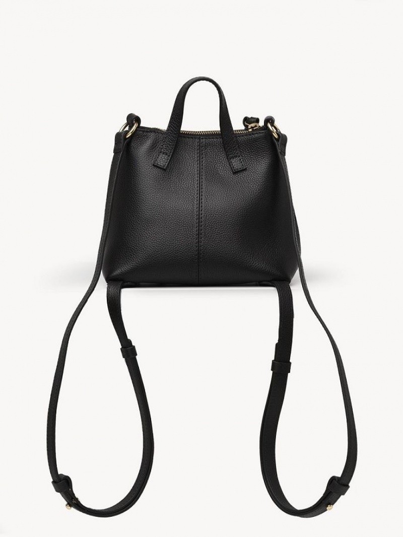 Chloe Joan Backpacks Black | CHE-SR14789