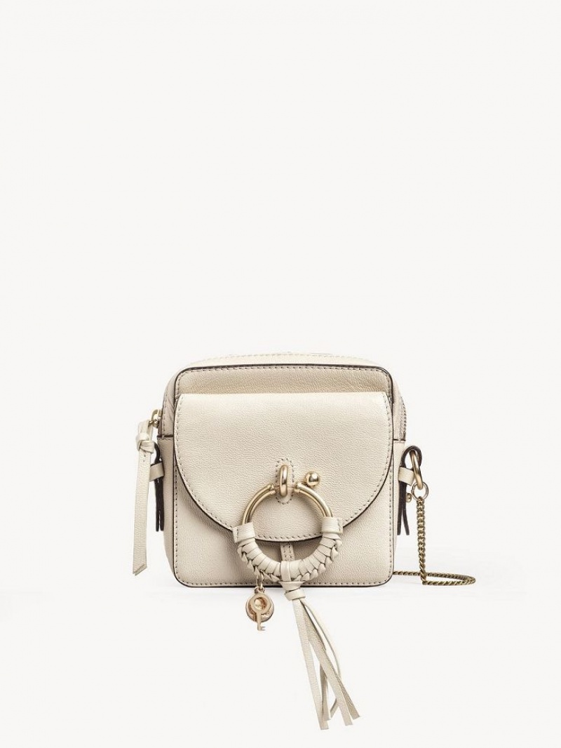 Chloe Joan Camera Shoulder Bags Cement Beige | CHE-SR14676