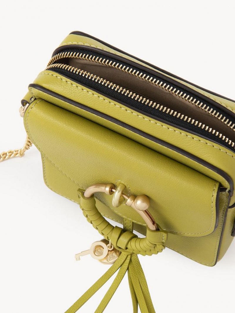 Chloe Joan Camera Shoulder Bags LIGHT OLIVE | CHE-SR14611