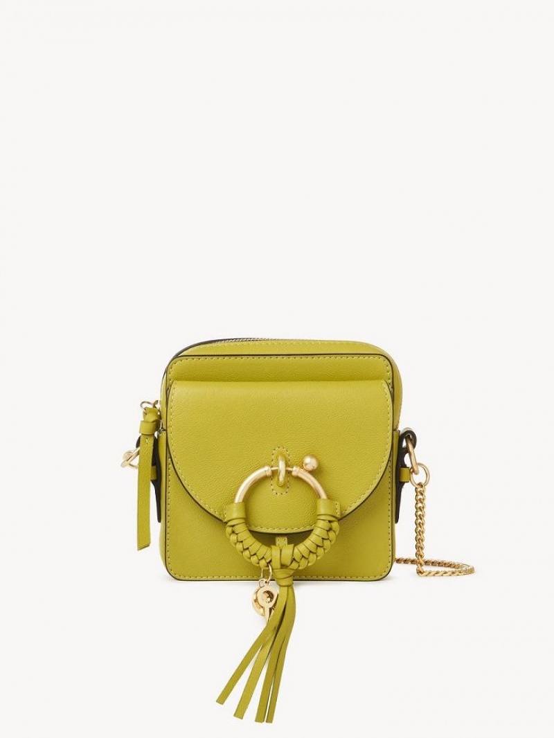 Chloe Joan Camera Shoulder Bags LIGHT OLIVE | CHE-SR14611