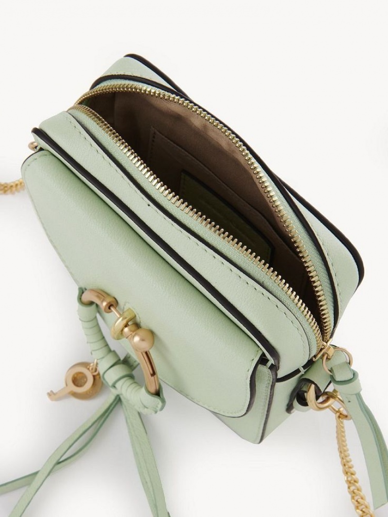 Chloe Joan Camera Shoulder Bags PASTEL GREEN | CHE-SR14677