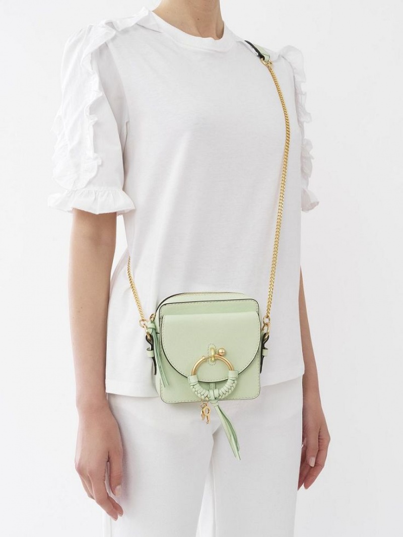 Chloe Joan Camera Shoulder Bags PASTEL GREEN | CHE-SR14677