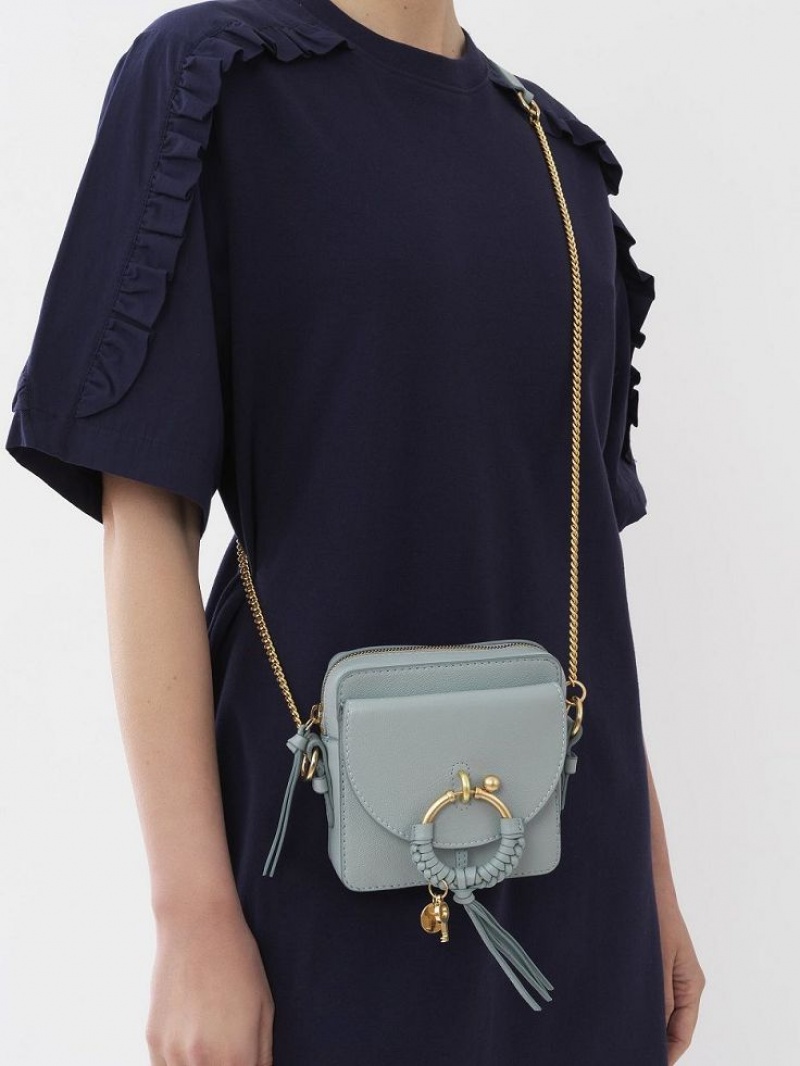 Chloe Joan Camera Shoulder Bags STERLING BLUE | CHE-SR14675