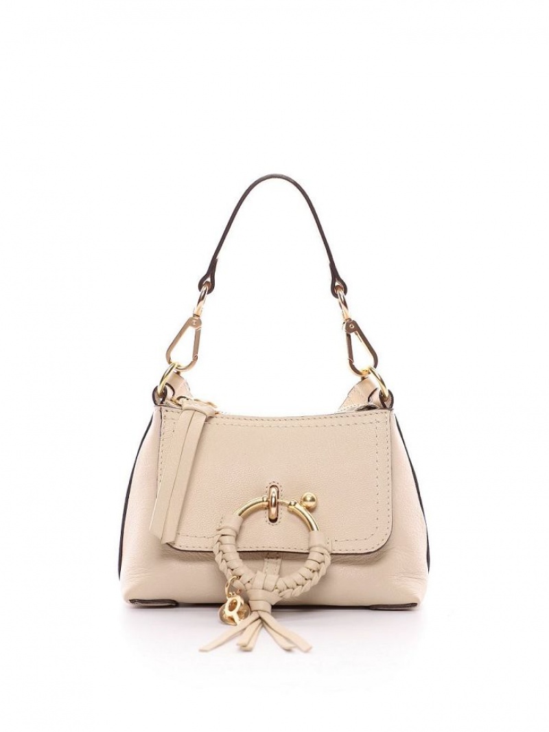 Chloe Joan Mini Bags Cement Beige | CHE-SR14776