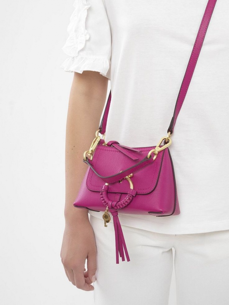 Chloe Joan Mini Shoulder Bags MAGNETIC PINK | CHE-SR14694