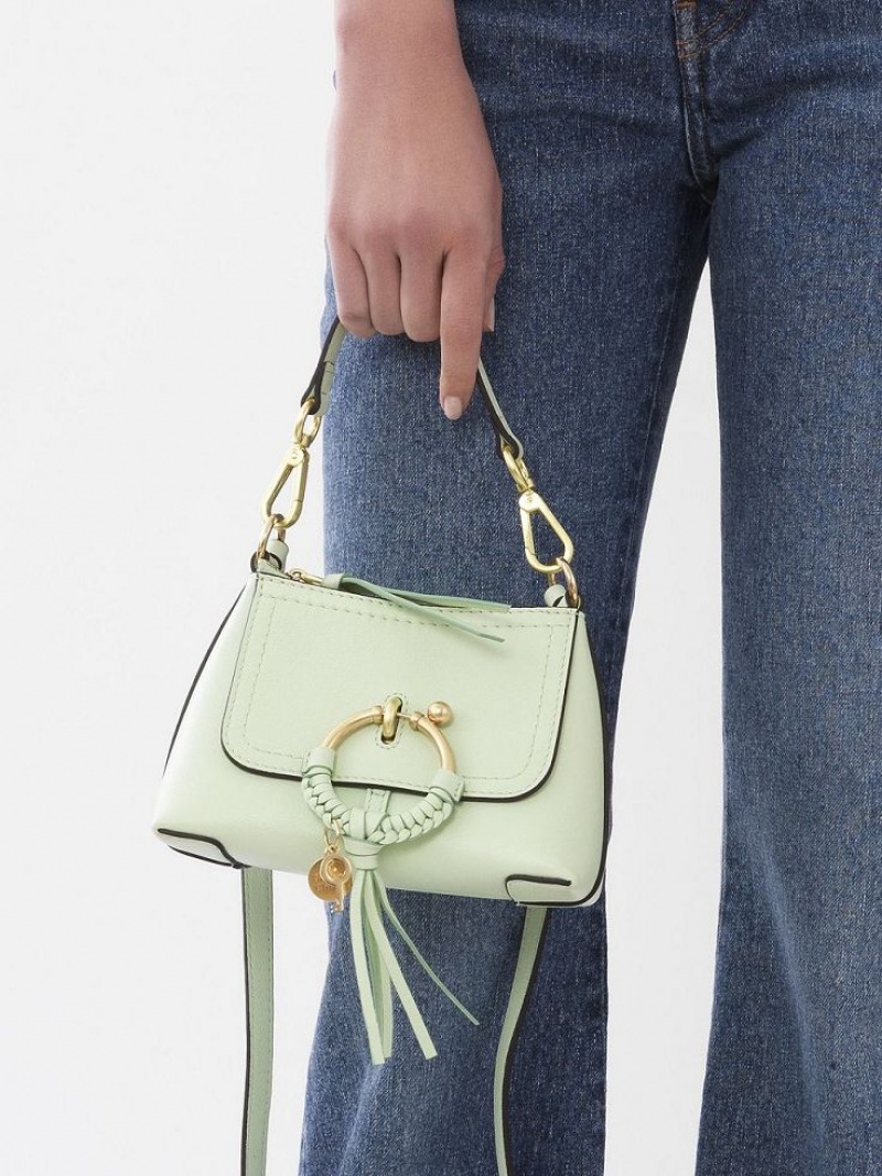 Chloe Joan Mini Shoulder Bags PASTEL GREEN | CHE-SR14687