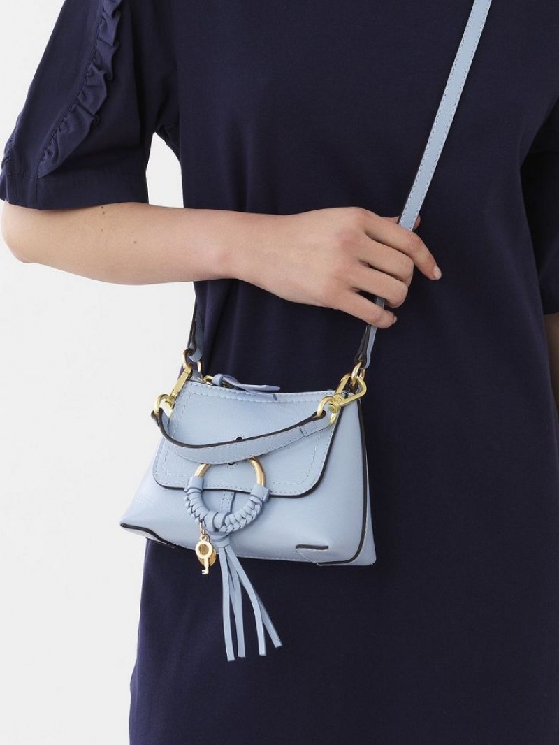 Chloe Joan Mini Shoulder Bags SOFTY BLUE | CHE-SR14689